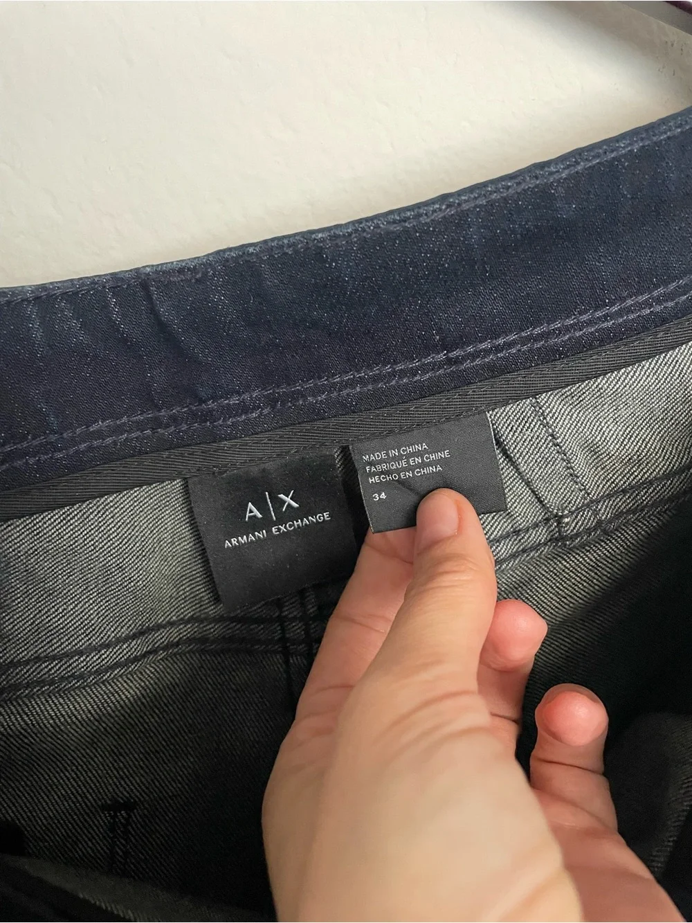 ARMANI Exchange dark blue Dress jeans Pants rare